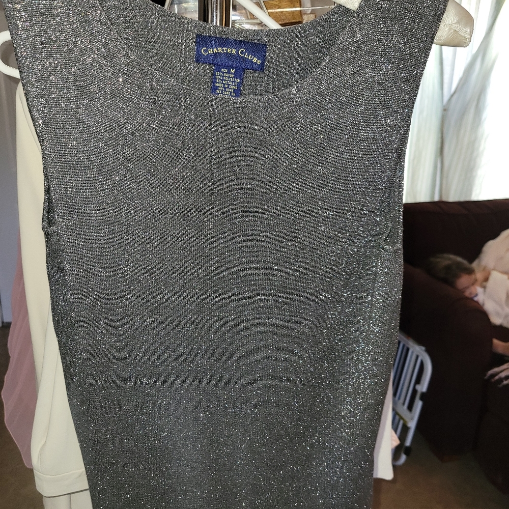 Vintage charter club sleeveless top